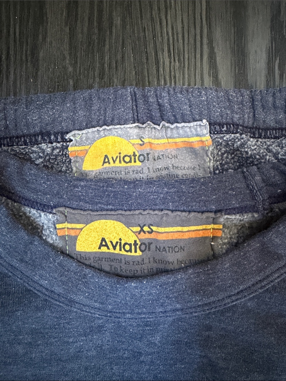 Aviator Nation Heathered Navy Set - Picture 3 of 3